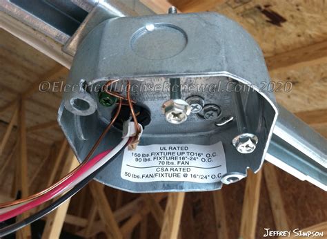 electrical box for ceiling fan|ceiling fan with electrical outlet.